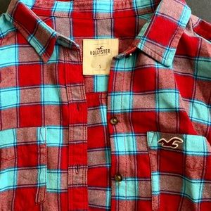 Hollister plaid shirt